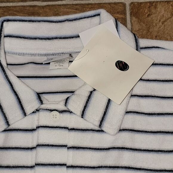 NWT Vintage Lightning Bolt A Pure Source Surf Skate Short Sleeve Terry Shirt L - Picture 6 of 8